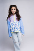 Disney Lilo & Stitch Girls Fleece Half Zip Hoodie Toddler to Big Kid