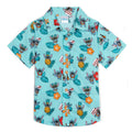 Disney Lilo & Stitch Hawaiian Button Down Dress Shirt