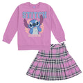 Disney Lilo & Stitch Stitch Fleece Sweatshirt and Skirt