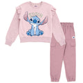 Disney Lilo & Stitch Stitch Fleece Sweatshirt and Twill Jogger Pants Outfit Set