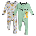 Disney Lion King Simba 2 Pack Zip Up Sleep N' Play Coveralls