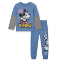 Disney Mickey Mouse 2fer T-Shirt and Fleece Jogger Pants Outfit Set