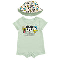 Disney Mickey Mouse Romper and Bucket Sun Hat