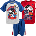 Disney Mickey Mouse T-Shirt Tank Top and Shorts 3 Piece Outfit Set