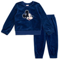 Disney Mickey Mouse Velour Sweatshirt and Jogger Pants Outfit Set