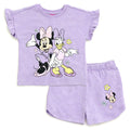 Disney Minnie Mouse French Terry T-Shirt and Shorts Outfit Set