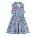Disney Minnie Mouse Mickey Mouse Daisy Lilo & Stitch Princess Belle Ariel Girls Chambray Skater Dress Toddler to Big Kid