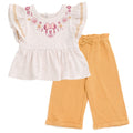 Disney Minnie Mouse Peplum Tank Top and Cotton Gauze Pants Outfit Set