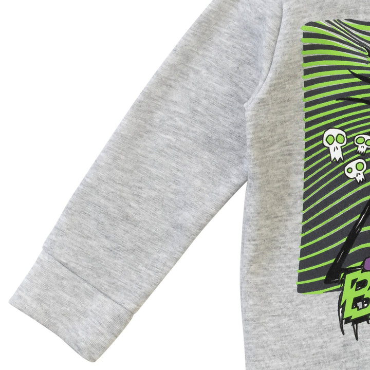 Disney Nightmare Before Christmas Jack Skellington Fleece Hoodie and Pants Outfit Set - imagikids