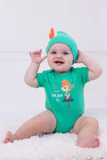 Disney Peter Pan Baby Cosplay Bodysuit and Hat Set Newborn to Infant