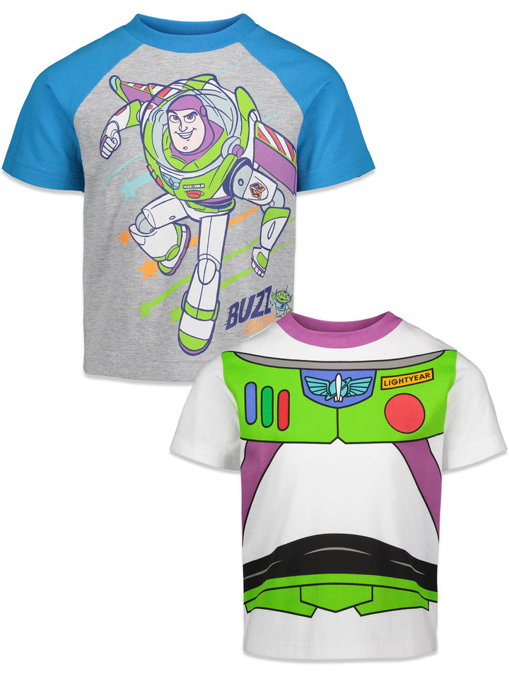 Toy Story Pixar Buzz Lightyear 2 Pack Graphic T-Shirt