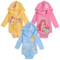 Disney Princess 3 Pack Bodysuits