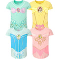 Disney Princess 4 Pack T-Shirts
