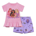 Disney Princess Peplum T-Shirt and Twill Shorts Outfit Set