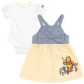 Disney Winnie the Pooh Bodysuit and Square Neck Dress Outfit Set