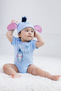 Disney Winnie the Pooh Eeyore Baby Cosplay Bodysuit and Hat Set Newborn to Infant