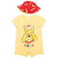 Disney Winnie the Pooh Romper and Bucket Sun Hat