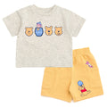 Disney Winnie the Pooh T-Shirt and French Terry Shorts Outfit Set