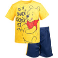 Disney Winnie the Pooh T-Shirt and Mesh Shorts Outfit Set
