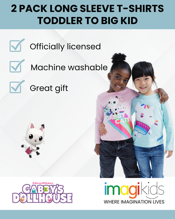 Dreamworks Gabby's Dollhouse 2 Pack T-Shirts