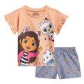 Dreamworks Gabby's Dollhouse T-Shirt and Chambray Shorts Outfit Set
