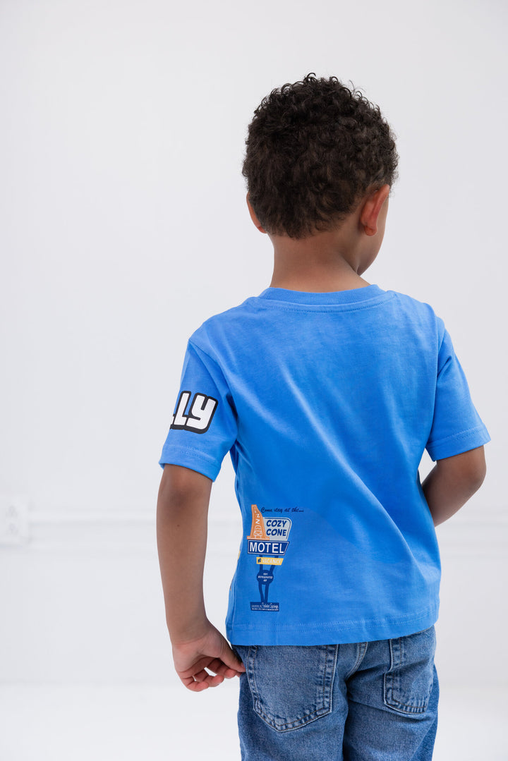 Cars Sally Carrera Boys' Cosplay Short Sleeve T-Shirt Blue