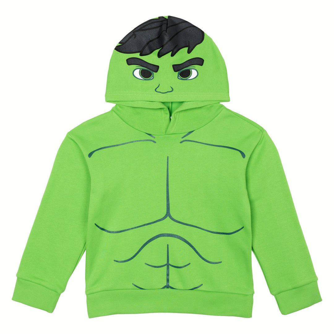 Marvel Spidey and His Amazing Friends The Hulk Hoodie and Pants Set Smash Green