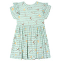 Disney Winnie the Pooh Girls' Short Sleeve Dress White