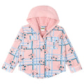 Pokemon Jigglypuff Girls' Hooded Shacket Pink