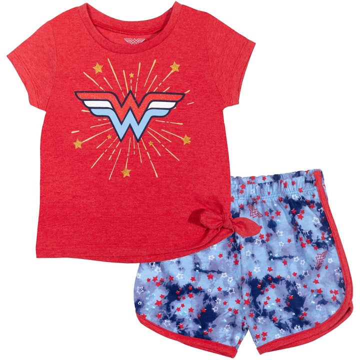 DC Comics Justice League Wonder Woman Girls' Red Blue