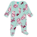 Disney Classics Baby Girls' Fleece Footed Sleep N Play Mint Green Marie