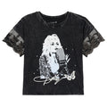 Dolly Parton Girls' Short Sleeve T-Shirt Mineral Black