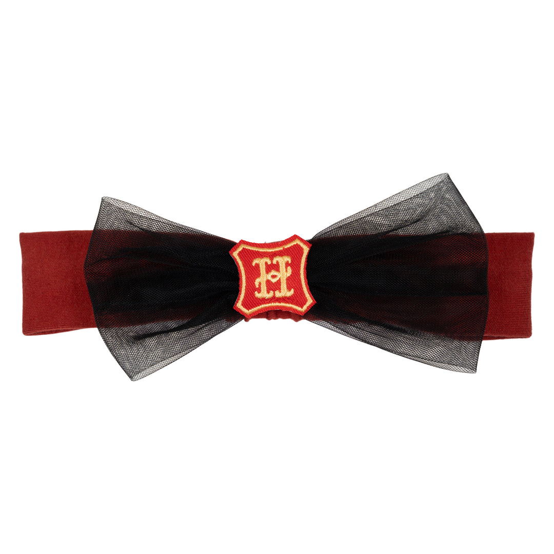 Harry Potter Baby Girls' Cosplay Tutu Bodysuit and Headband Set Burgundy Argyle