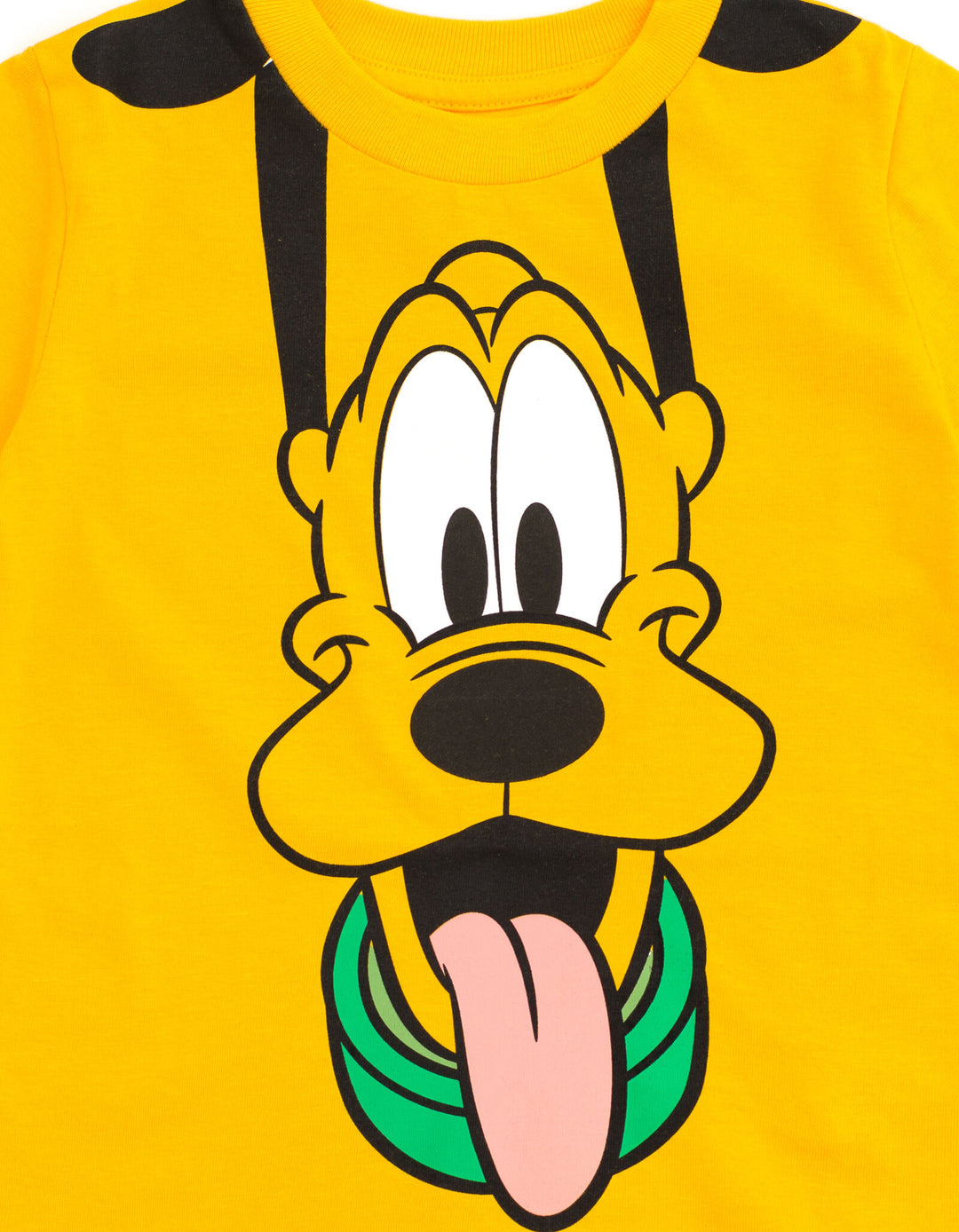 Disney Mickey Mouse Pluto Boys' Short Sleeve Graphic T-Shirt Sunny Yellow