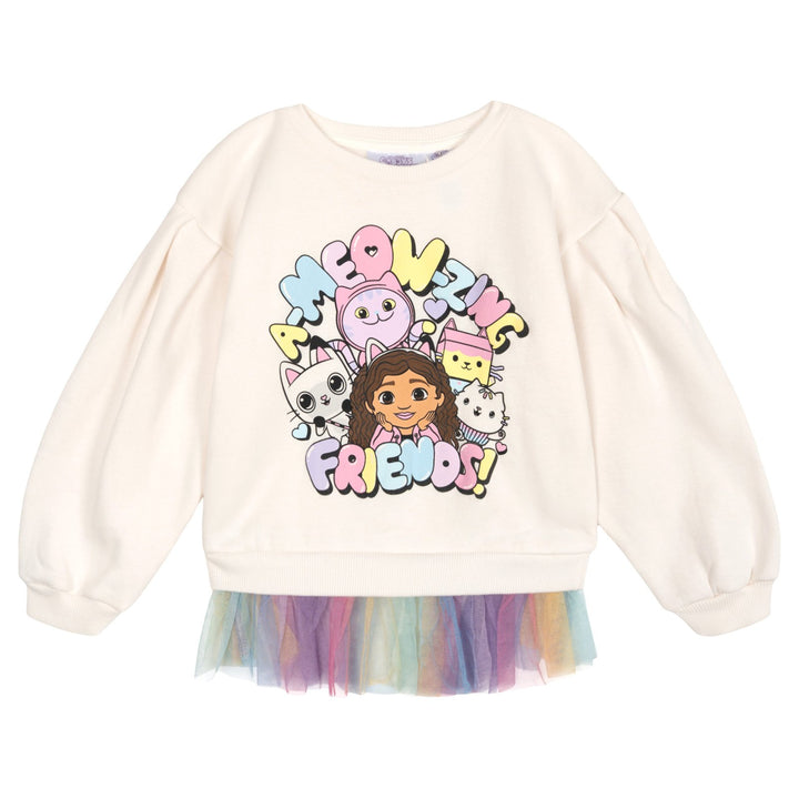 Gabby's Dollhouse Girls' Ivory Light Purple