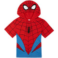 Marvel Spider-Man Matching Family Cosplay Hooded Tee Red Blue Spiderman