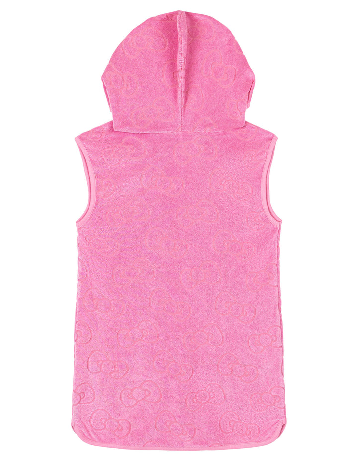 Hello Kitty Girls' Sleeveless Hooded Swim Coverup Pink Cinnamoroll
