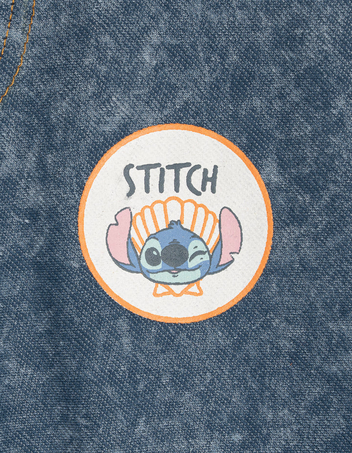 Lilo & Stitch Girls' 2-Piece T-Shirt and Denim Leggings Set White