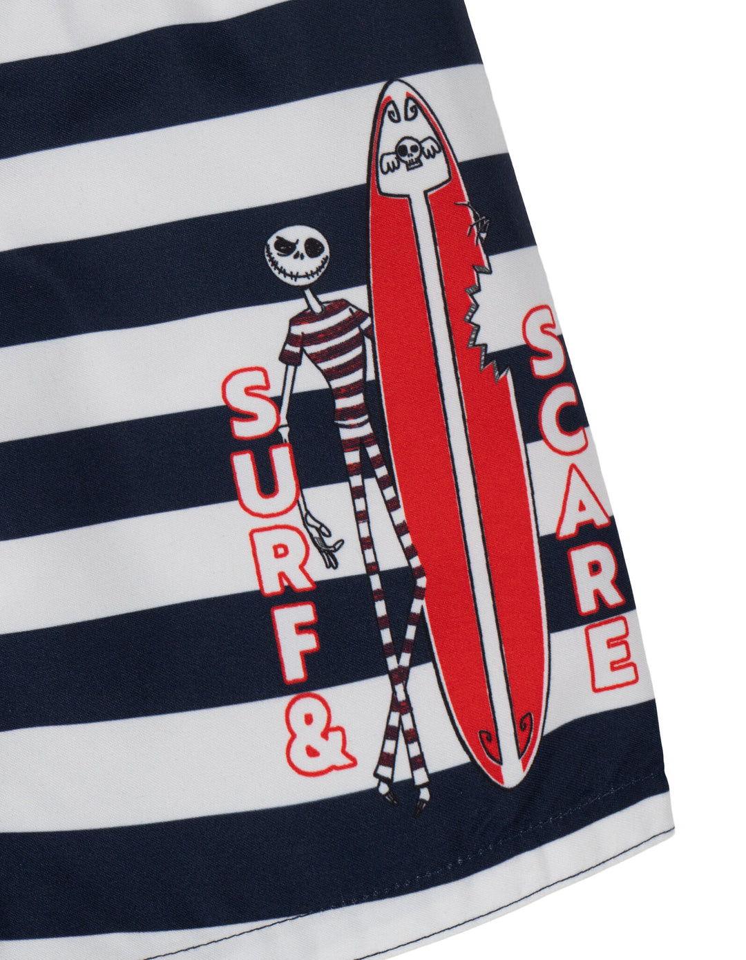 Nightmare Before Christmas Jack Skellington Boys' 2-Piece Rash Guard Set Red