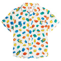 LEGO Boys' Short Sleeve Button Down Shirt Bricks Tusk
