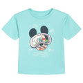 Disney Mickey Mouse Boys' Short Sleeve 3D Graphic T-Shirt Sky Blue