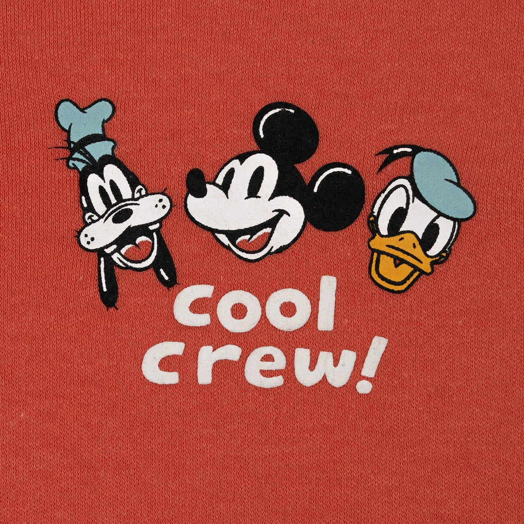 Disney Mickey Mouse Baby Boys' 3-Pack Short Sleeve Bodysuits Red Blue