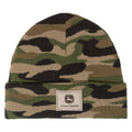 John Deere Boys' Knit Beanie Hat Green Camouflage