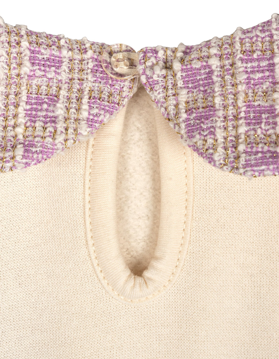 Disney Tangled Rapunzel Fleece Sweatshirt and Plaid Pleated Skirt Set Lilac