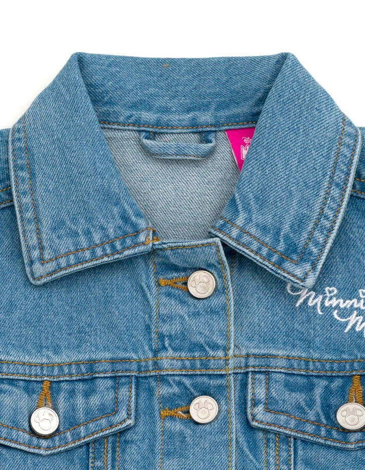 Minnie Mouse Girls' Denim Jacket Blue