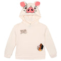 Moana Pua Women's Cosplay Fleece Pullover Hoodie Soft White