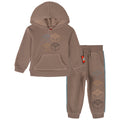 Fleece Hoodie and Tracksuit Logo Jogger Pants Outfit Set