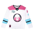 Ghost-Spider Mesh Hockey Jersey Long Sleeve T-Shirt