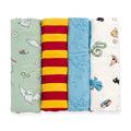 Harry Potter 4 Pack Swaddles