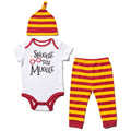 Harry Potter 3 Piece Outfit Set: Cuddly Bodysuit Pants Hat